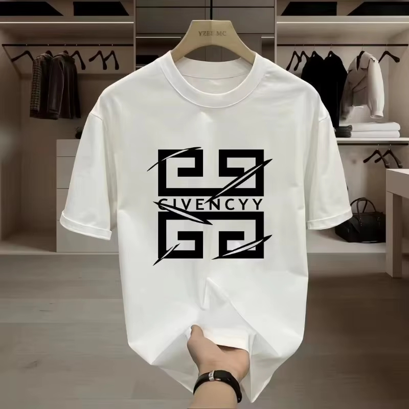 Streetwear Brand Logo Design - 2026Men's GIVENCY Brand Logo Print T-Shirt