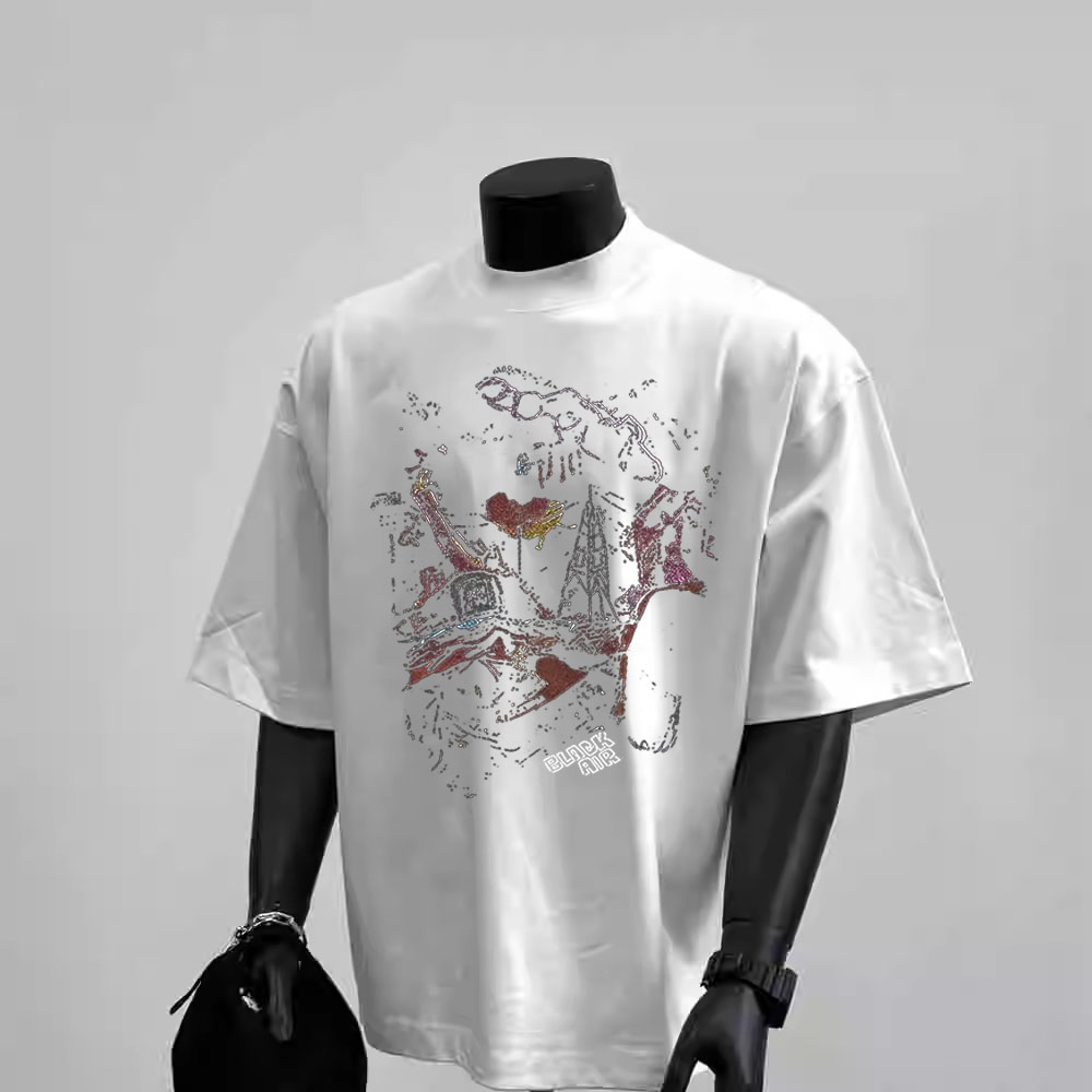 Summer Cotton ort Sve T-irt Me - Streetwear Brand Hong Kong 评论和价格