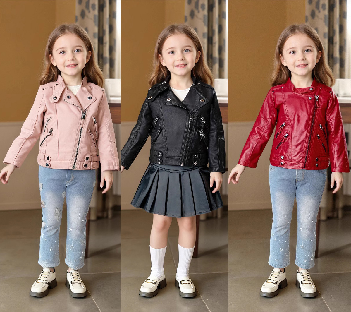 2-12Y Girls Christmas Pink Red - Streetwear Brand Red 评论和价格