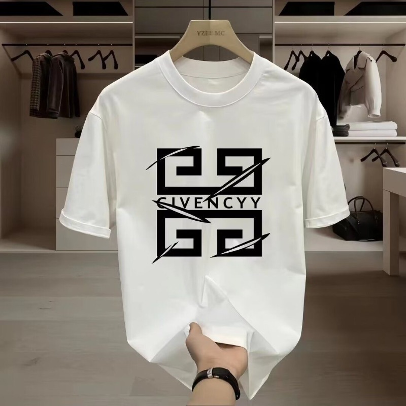 2026Men's  Brand Logo Print T- - Streetwear Brand Logo Design 评论和价格