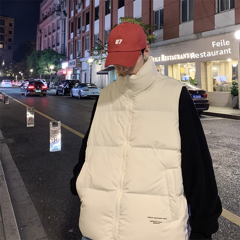 Loose Men's Cotton Vest Autumn - Streetwear Brand Hong Kong 评论和价格