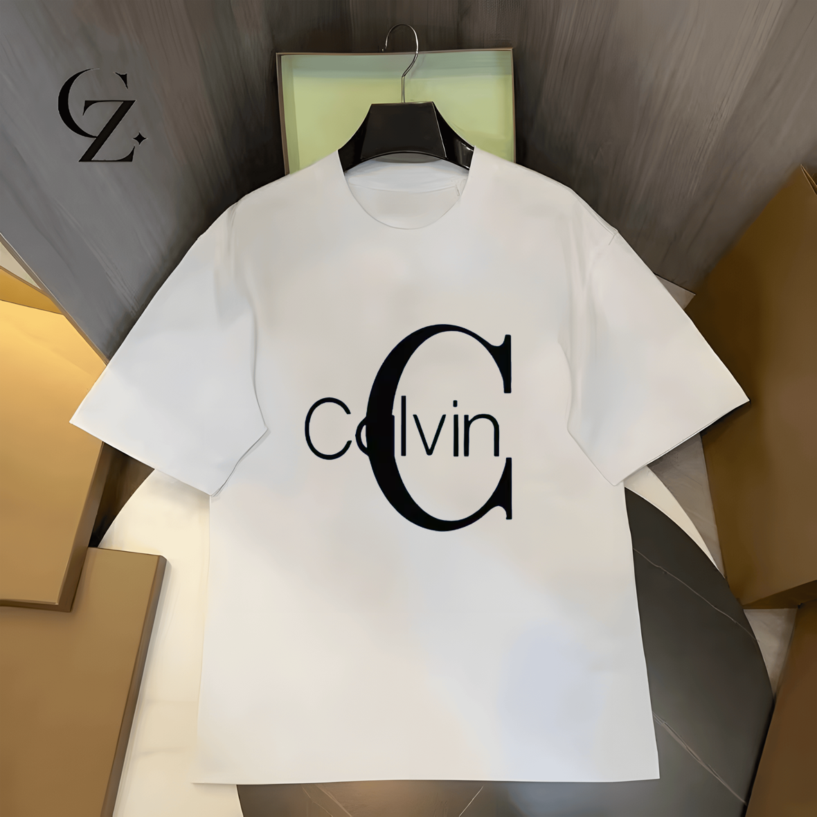 Calvin Brand T-shirt Summer Wo - Quality Streetwear Brand 评论和价格