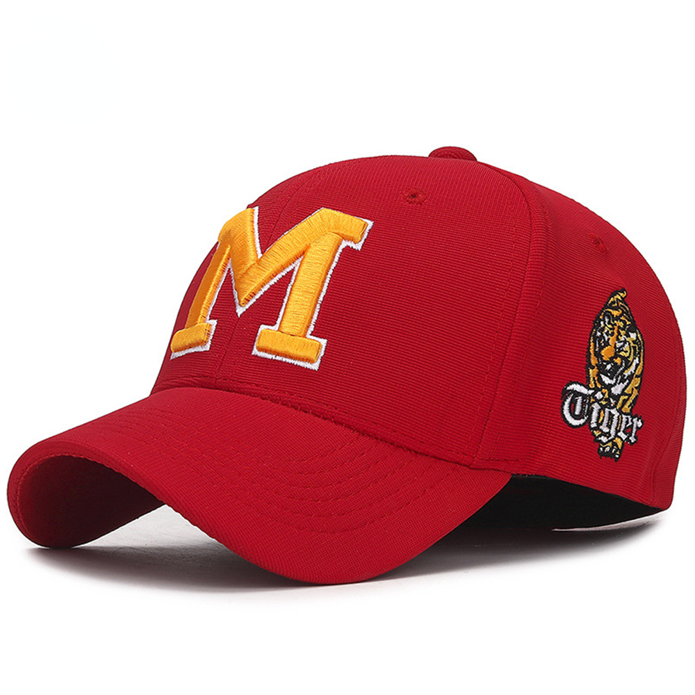 Red Tiger Embroidery Baseball  - Streetwear Brand Red 评论和价格