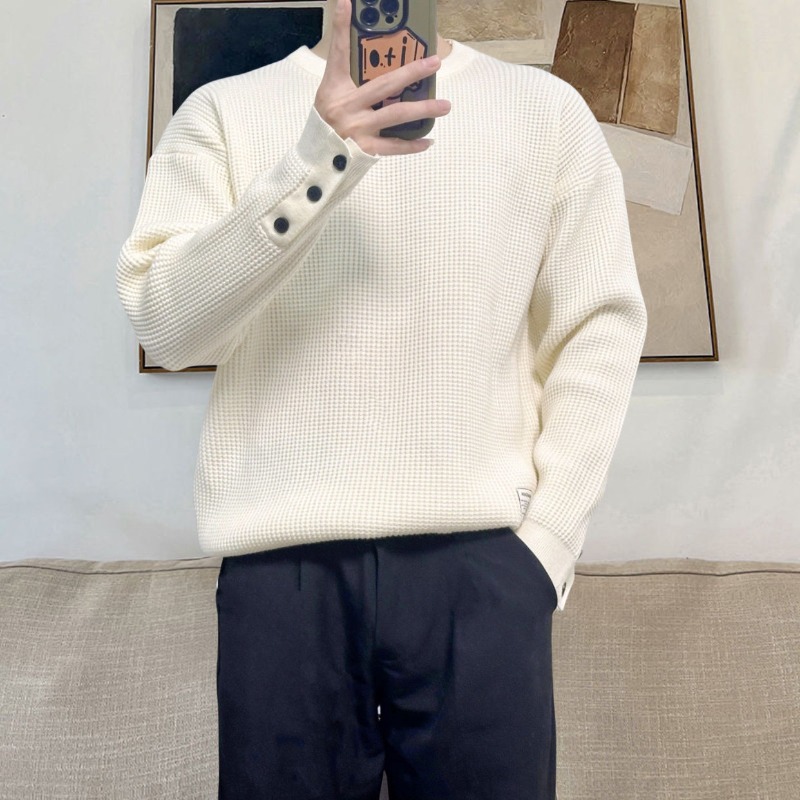 Solid Crewneck Spring Autumn M - Streetwear Brand Logo Design 评论和价格
