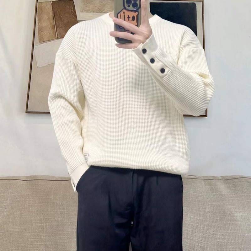 Solid Crewneck Spring Autumn M - Streetwear Brand Logo Design 评论和价格